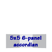 5x5 6panel accordian